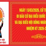 Mẫu pano tuyên truyền bầu cử Quốc hội khoá XVI