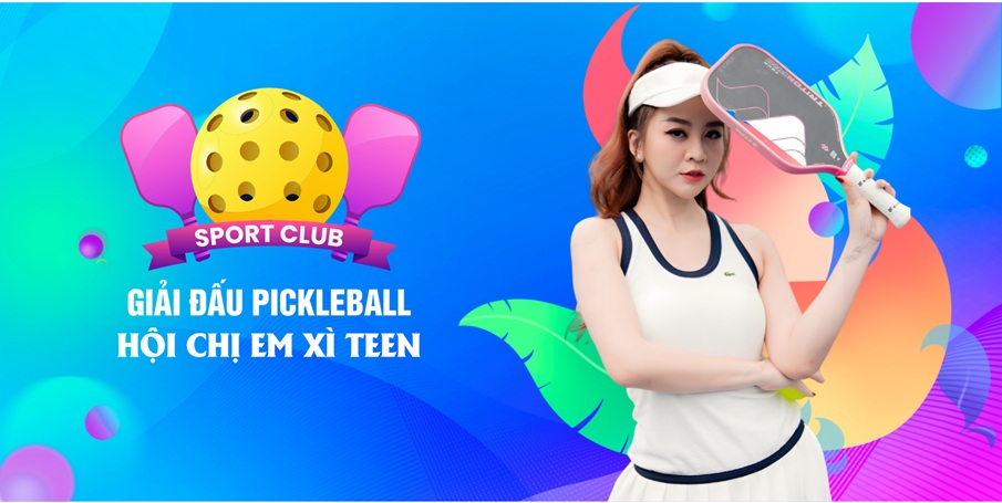 Mẫu phông backdrop thi đấu Pickleball