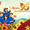 Mẫu phông nền chào mừng ngày thành lập Đoàn TNCS Hồ Chí Minh