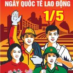 Mẫu poster chào mừng ngày Quốc tế lao động 1-5