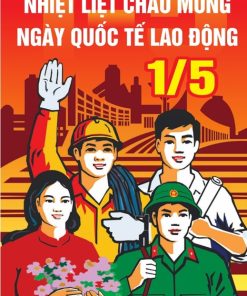 Mẫu poster chào mừng ngày Quốc tế lao động 1-5