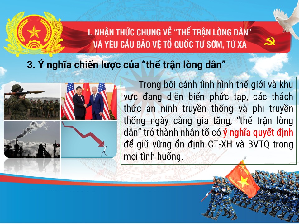 Slide báo cáo viên phát huy sức mạnh Thế Trận Lòng Dân, 32 trang 13 Nội dung ý nghĩa chiến lước thế trận lòng dân