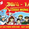 Pano chào mừng 30 tháng 4 và mùng 1 tháng 5