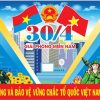 Pano chào mừng ngày giải phóng miền Nam 30-4