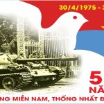Pano kỷ niệm 51 năm ngày giải phóng miền Nam