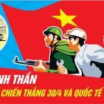 Pano kỷ niệm ngày giải phòng miền Nam và Quốc tế lao động