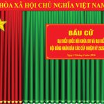 Phông market trang trí bầu cử Quốc hội khoá XVI (2026 – 2031)