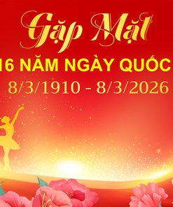 Phông nền gặp mặt nhân ngày Quốc tế Phụ nữ 8-3