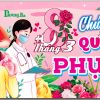 Poster mừng ngày Quốc tế Phụ nữ 8-3 đẹp