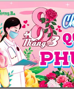Poster mừng ngày Quốc tế Phụ nữ 8-3 đẹp
