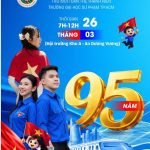 Poster thư mời chào mừng ngày thành lập Đoàn TNCS