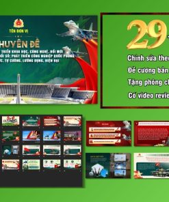 Slide báo cáo viên Quân Đội Nhân Dân Việt Nam