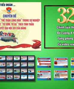 Slide báo cáo viên phát huy sức mạnh thế trận lòng dân, 32 trang