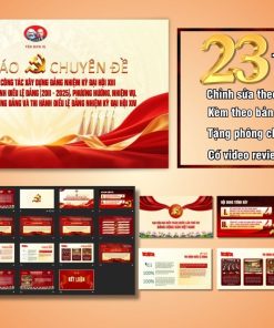 Slide báo cáo viên tuyên truyền Nghị quyết Đại hội 14 của Đảng, 23 trang