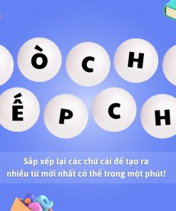 Slide trò chơi xếp chữ vui nhộn