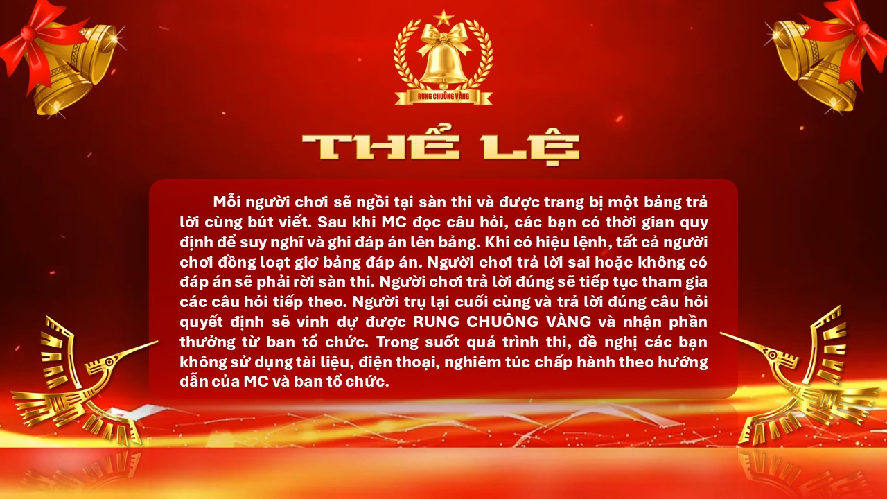 Thể lệ của trò chơi