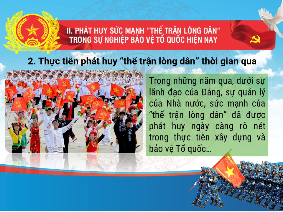 Slide báo cáo viên phát huy sức mạnh Thế Trận Lòng Dân, 32 trang 15 Thực tiễn phát huy thế trận lòng dân thời gian qua