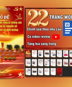 Bản Word bài dự thi chính luận bảo vệ nền tảng tư tưởng của Đảng năm 2026