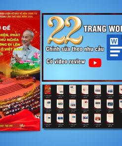 File Word bài thi chính luận bảo vệ nền tảng tư tưởng của Đảng năm 2026