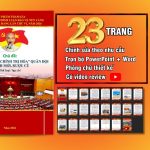 Mẫu slide bài thi chính luận bảo vệ nền tảng tư tưởng của Đảng 2026