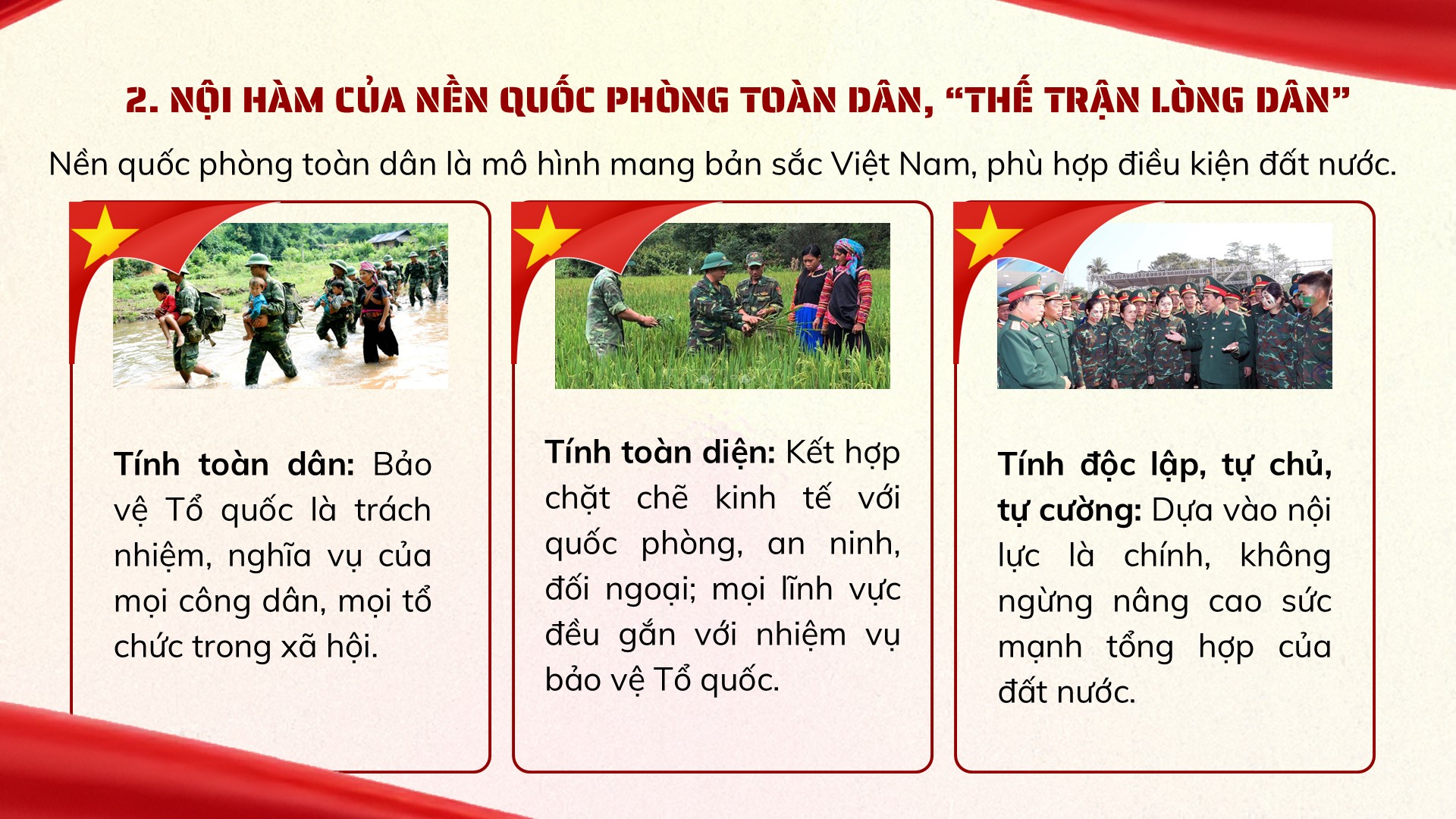 Nội hàm của nền Quốc phòng toàn dân