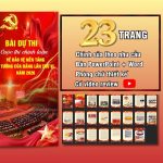 Slide bài thi chính luận bảo vệ nền tảng tư tưởng của Đảng lần thứ VI