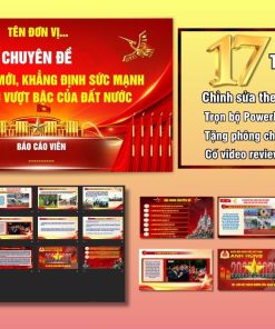 Slide báo cáo viên 40 năm đổi mới, 17 trang