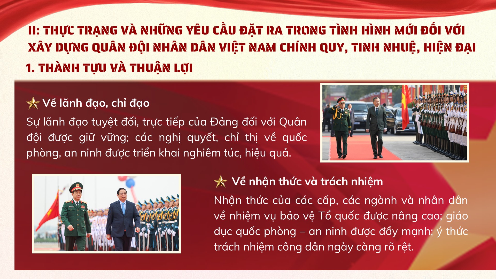 Thực trạng và những yêu cầu đặt ra trong tình hình mới đối với xây dựng quân đội nhân dân Việt Nam