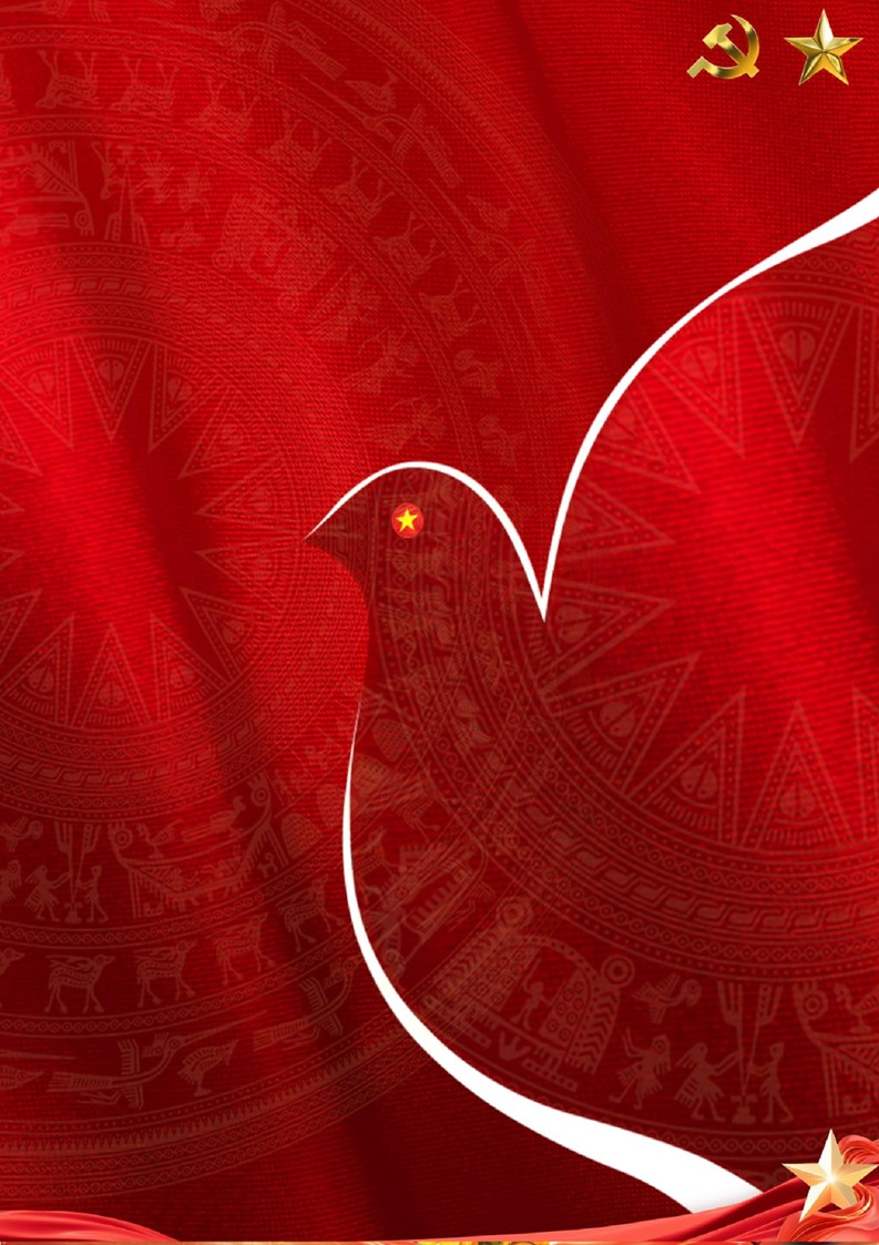 Trang bìa sau của bài thi chính luận mẫu 6