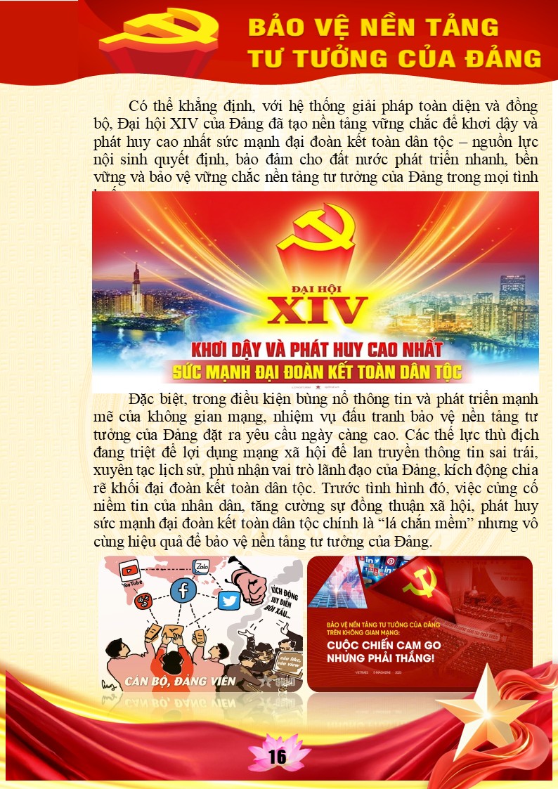 Trích nội dung bài thi chính luận bảo vệ nền tảng tư tương của Đảng