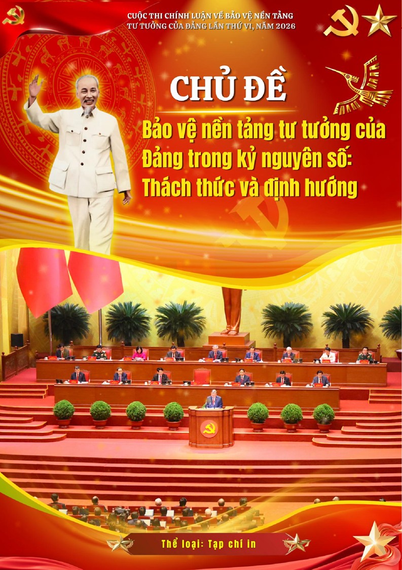 chủ đề BẢO VỆ NỀN TẢNG TƯ TƯỞNG CỦA ĐẢNG TRONG KỶ NGUYÊN SỐ THÁCH THỨC VÀ ĐỊNH HƯỚNG