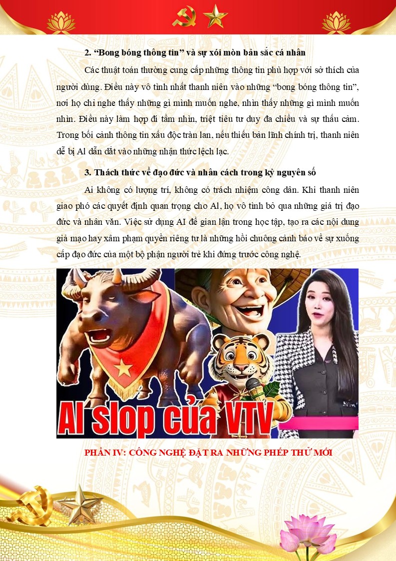Bản file bài dự thi chính luận bảo vệ nền tảng tư tưởng của Đảng 2026 9 AI - Thách thức về đạo đức và trong kỷ nguyên số