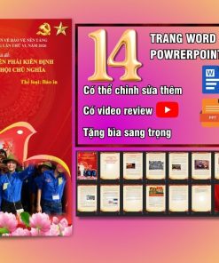 Bài dự thi chính luận bảo vệ nền tảng tư tưởng của Đảng thể loại báo in