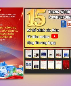 Bản file bài dự thi chính luận bảo vệ nền tảng tư tưởng của Đảng 2026
