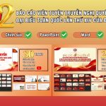 Combo 2 slide báo cáo viên tuyên truyền Nghị quyết Đại hội 14 (XIV)