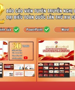 Combo 2 slide báo cáo viên tuyên truyền nghị quyết Đại hội 14 (XIV)