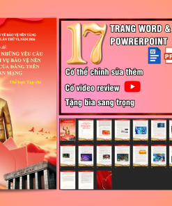 Dạng Word bài dự thi chính luận bảo vệ nền tảng tư tưởng của Đảng 2026