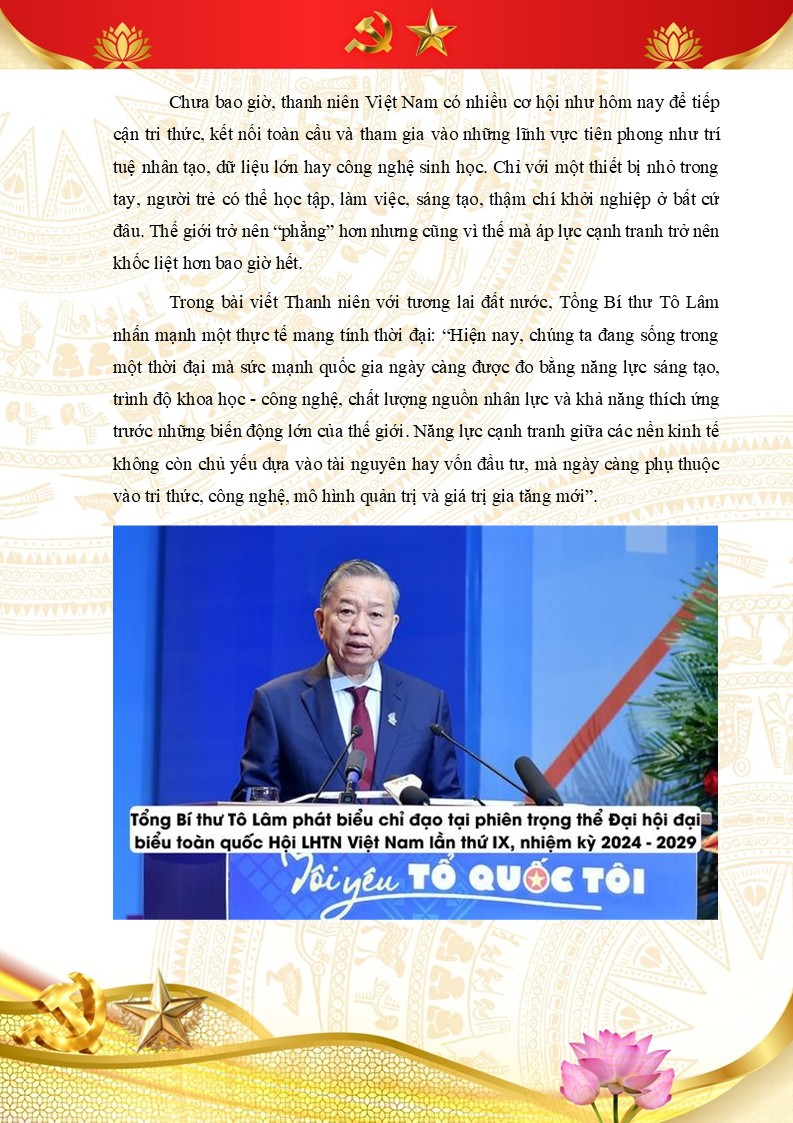 Bản file bài dự thi chính luận bảo vệ nền tảng tư tưởng của Đảng 2026 12 Trích nội dung công nghệ đặt ra những phép thử mới