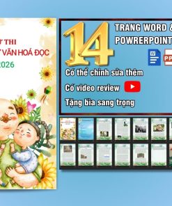 File bài dự thi Đại sứ văn hoá đọc 2026 dạng Word