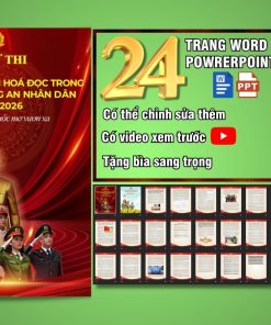 Mẫu bài dự thi Đại sứ văn hoá đọc Công Nhân dân năm 2026