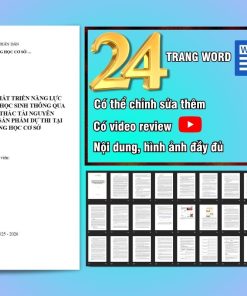 Mẫu sáng kiến kinh nghiệm môn Mỹ thuật Trung học Cơ sở năm 2026