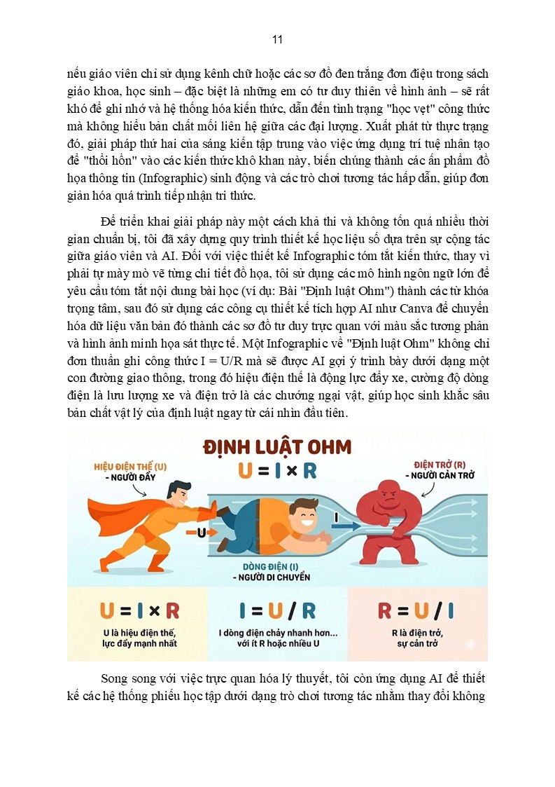 Ví dụ về bài Định luật OHM