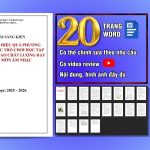 Bản Word sáng kiến kinh nghiệm môn Âm nhạc cấp THCS năm 2026