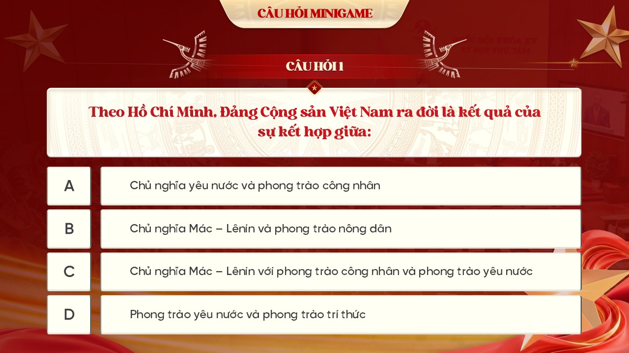 Câu hỏi mini game
