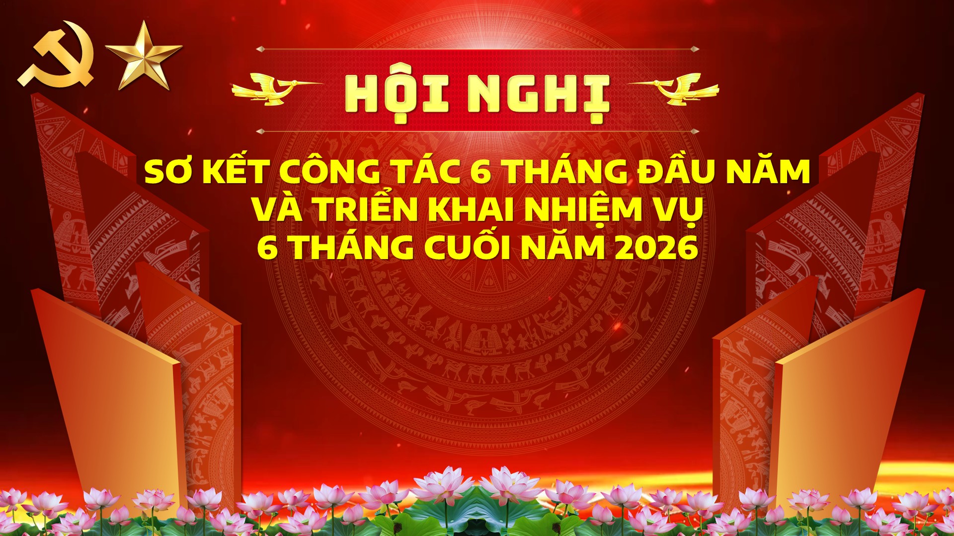 Slide Hội nghị sơ kết 6 tháng đầu năm, tặng kèm phông chữ 7 Hội nghị sơ kết 6 tháng đầu năm và phương hướng nhiệm vụ 6 tháng cuối năm