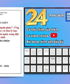 Mẫu sáng kiến kinh nghiệm Công tác chủ nhiệm lớp cấp THCS, năm 2026