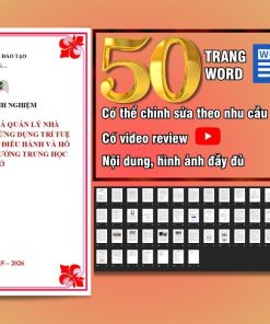 Mẫu sáng kiến kinh nghiệm Quản lý nhà trường cấp THCS, năm 2026