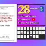 Mẫu sáng kiến kinh nghiệm Thư viện số cho học sinh, năm 2026