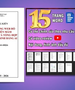 Mẫu sáng kiến kinh nghiệm công tác chủ nhiệm Mầm non, năm 2026