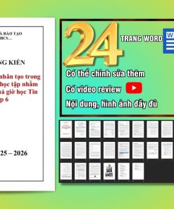 Mẫu sáng kiến kinh nghiệm môn Tin học Trung học Cơ sở năm 2026